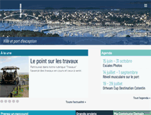 Tablet Screenshot of la-trinite-sur-mer.fr